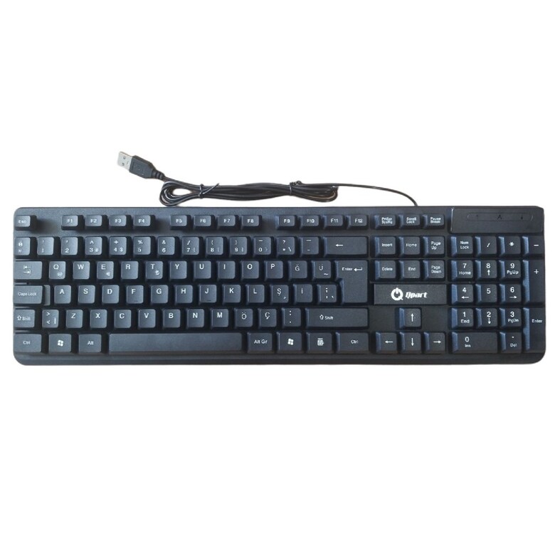 Türkçe Q Qpart K13 USB Ofis Klavyesi sıfır kapalı kutu. - Görsel 3