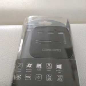 concord 3 port usb 2.0 hub+usb çoklayıcı+usb kart okuyucu c-847