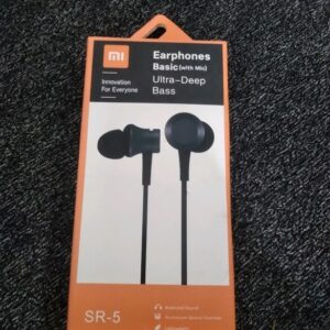 mi earphones basic with mic sr-5 kablolu kulaklık siyah