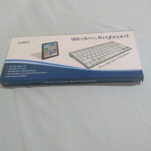 narita nr-1066 wireless Klavye gri bluetoothla çalışıyor pilli.