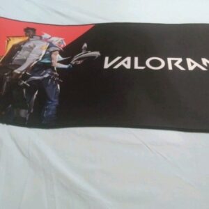 valorant kırmızı siyah 90×40 mouse pad