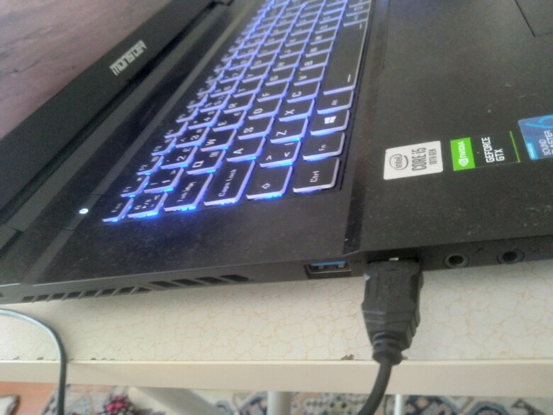 MONSTER laptop Core i5-10300H CPU @ 2.50GHz (2.50 GHz) 16 gb ram - Görsel 4