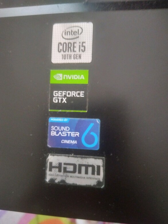 MONSTER laptop Core i5-10300H CPU @ 2.50GHz (2.50 GHz) 16 gb ram - Görsel 6