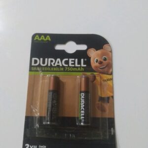 duracell şarj edilebilir pil 750mahx2
